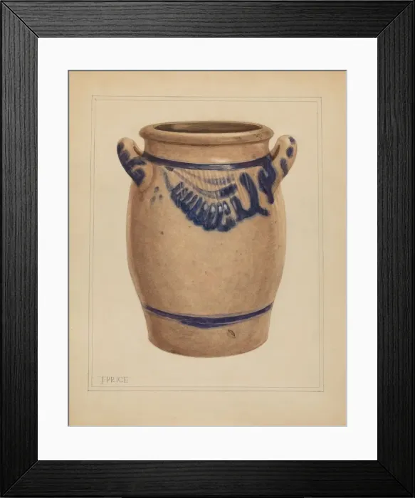 Framed Print : Jar, c. 1937. Creator: Jessica Price Framed Print : Jar, c. 1937. Creator: Jessica Price