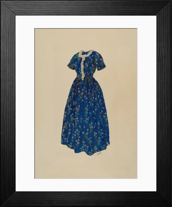 Framed Print : Dress, c. 1938. Creator: Ray Price Framed Print : Dress, c. 1938. Creator: Ray Price