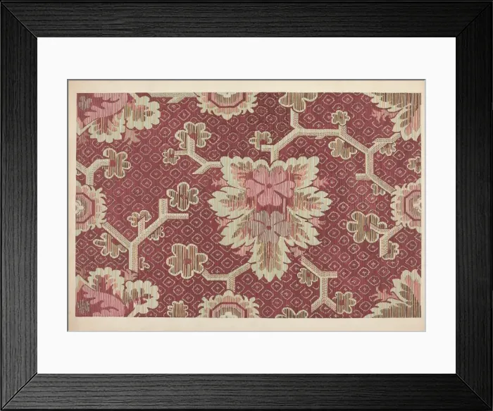 Framed Print : Ingrain Carpet, c. 1936. Creator: Dorothy Posten