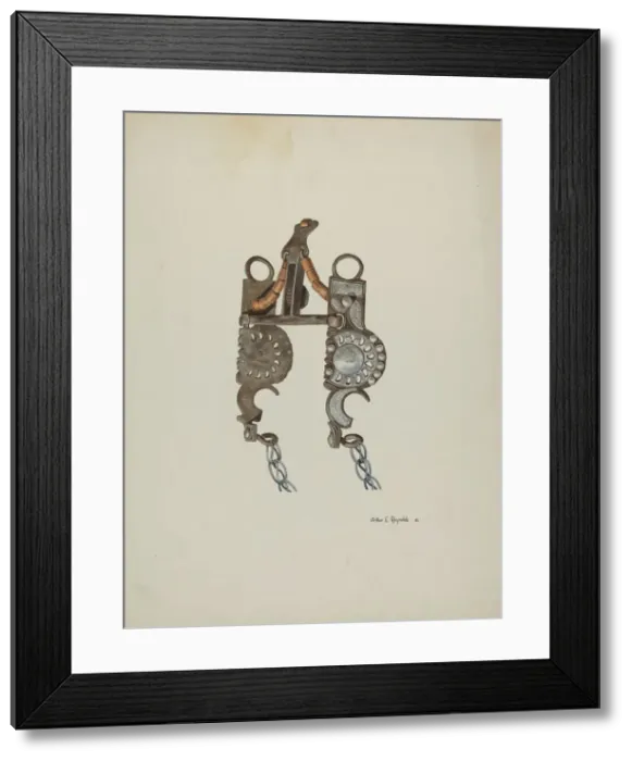 Framed Print : Bit, c. 1940. Creator: Arthur P. Reynolds Framed Print : Bit, c. 1940. Creator: Arthur P. Reynolds