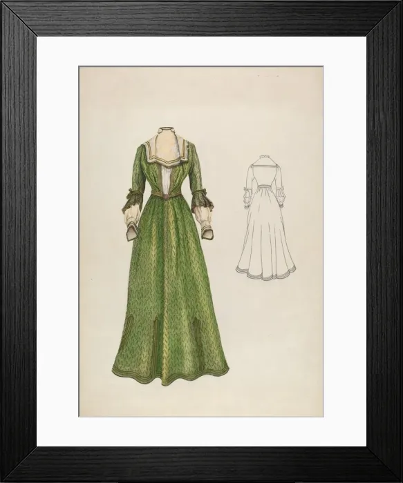 Framed Print : Dress, c. 1937. Creator: Ray Price Framed Print : Dress, c. 1937. Creator: Ray Price