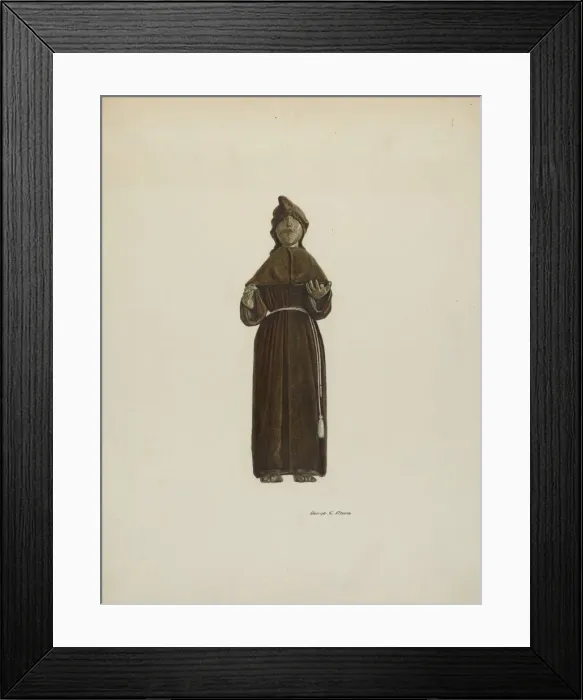 Framed Print : Santo Bulto, 1939. Creator: George E. Rhone Framed Print : Santo Bulto, 1939. Creator: George E. Rhone
