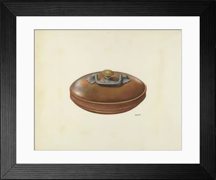 Framed Print : Bed Warmer, c. 1939. Creator: Ray Price Framed Print : Bed Warmer, c. 1939. Creator: Ray Price