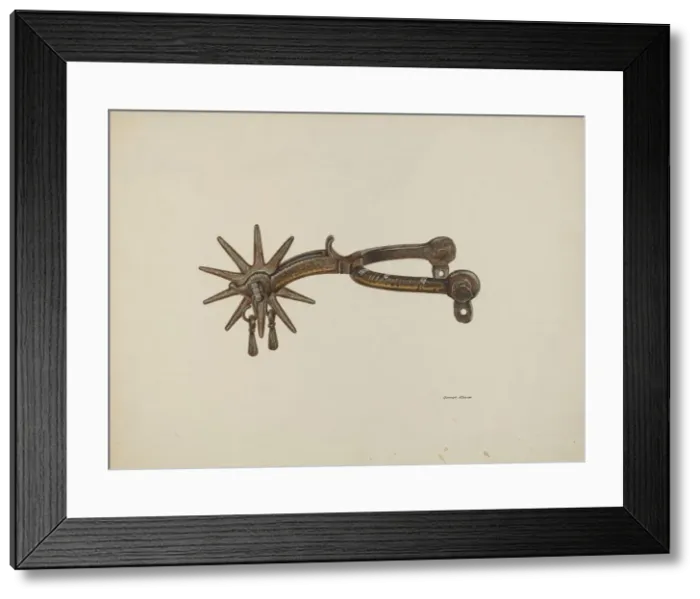 Framed Print : Spur, c. 1940. Creator: George E. Rhone Framed Print : Spur, c. 1940. Creator: George E. Rhone