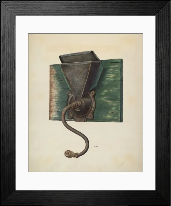 Framed Print : Coffee Mill, c. 1948. Creator: Ray Price Framed Print : Coffee Mill, c. 1948. Creator: Ray Price