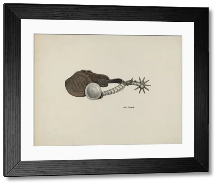 Framed Print : Spur, c. 1940. Creator: Arthur P. Reynolds Framed Print : Spur, c. 1940. Creator: Arthur P. Reynolds