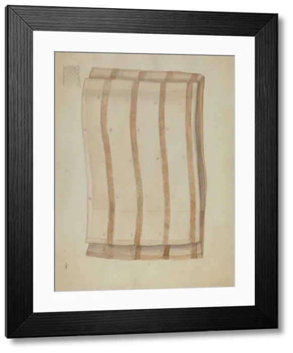 Framed Print : Linen, 1935 / 1942. Creator: Edna C. Rex Framed Print : Linen, 1935 / 1942. Creator: Edna C. Rex