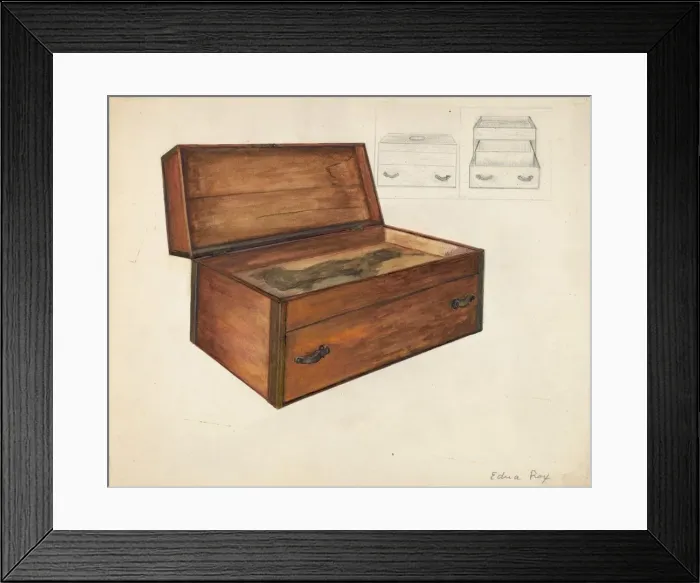 Framed Print : Box, 1935 / 1942. Creator: Edna C. Rex Framed Print : Box, 1935 / 1942. Creator: Edna C. Rex