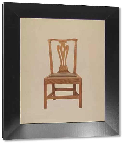 Chair, c. 1938. Creator: Michael Riccitelli
