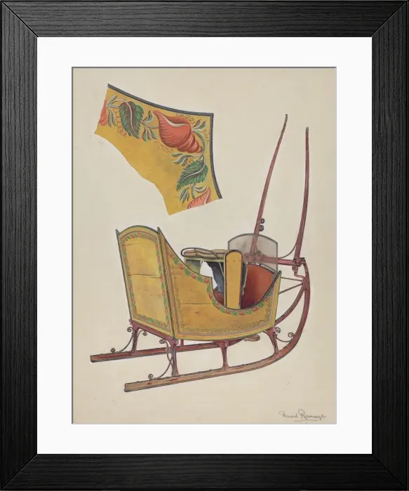 Framed Print : New England Cutter, c. 1938. Creator: David Ramage Framed Print : New England Cutter, c. 1938. Creator: David Ramage