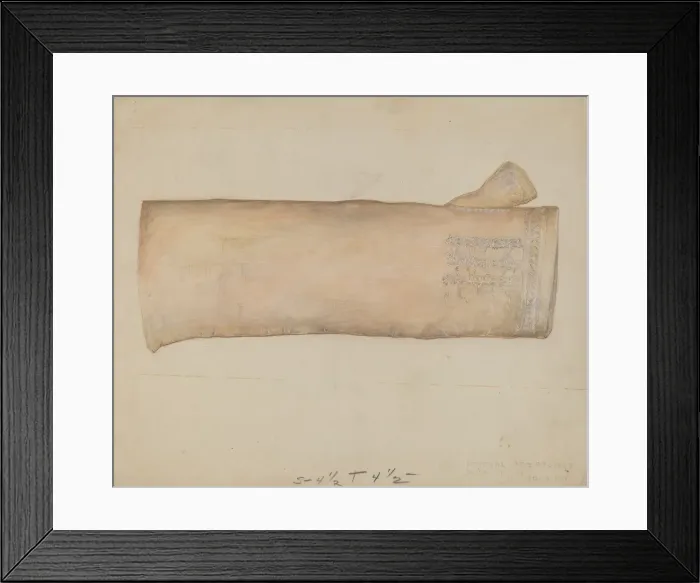 Framed Print : Mitt, c. 1937. Creator: Edna C. Rex Framed Print : Mitt, c. 1937. Creator: Edna C. Rex