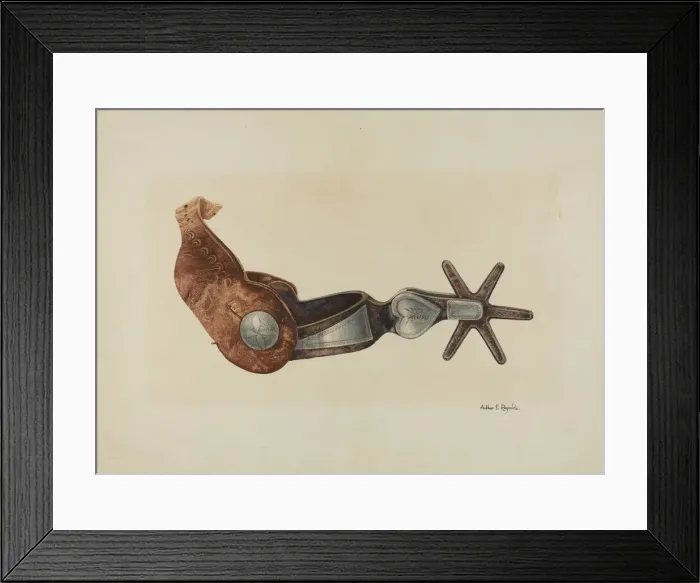Framed Print : Spur, c. 1938. Creator: Arthur P. Reynolds Framed Print : Spur, c. 1938. Creator: Arthur P. Reynolds