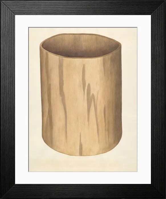 Framed Print : Flour Barrel, c. 1938. Creator: Wilbur M Rice Framed Print : Flour Barrel, c. 1938. Creator: Wilbur M Rice