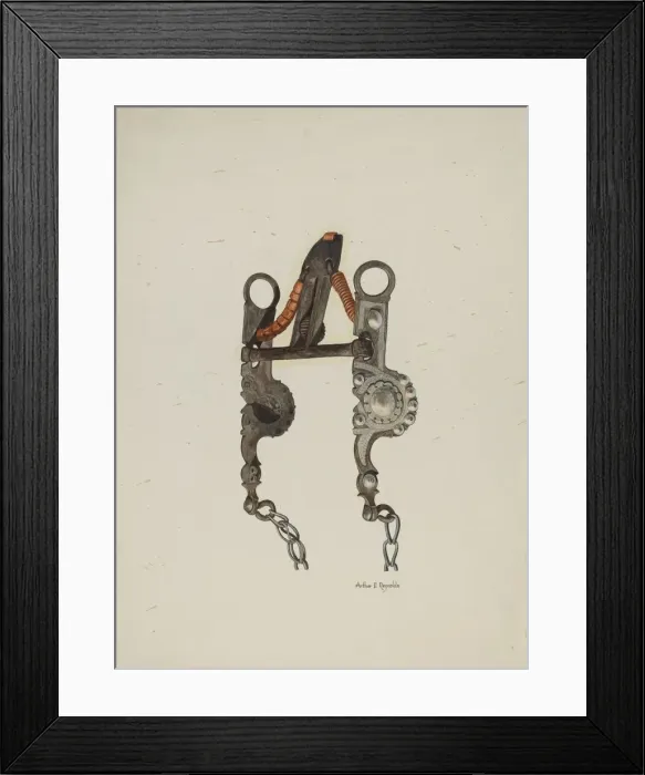 Framed Print : Bit, c. 1940. Creator: Arthur P. Reynolds Framed Print : Bit, c. 1940. Creator: Arthur P. Reynolds