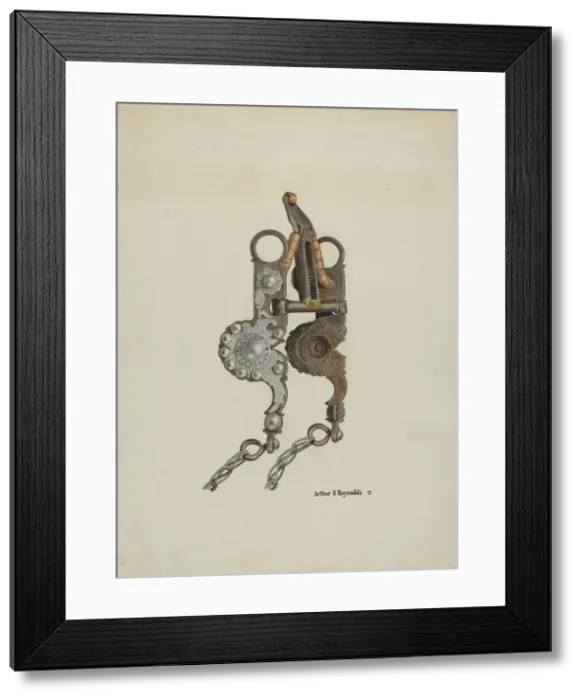 Framed Print : Bit, c. 1940. Creator: Arthur P. Reynolds Framed Print : Bit, c. 1940. Creator: Arthur P. Reynolds