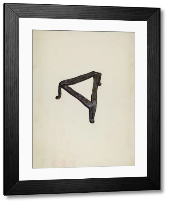 Framed Print : Trivet, 1935 / 1942. Creator: Edna C. Rex Framed Print : Trivet, 1935 / 1942. Creator: Edna C. Rex