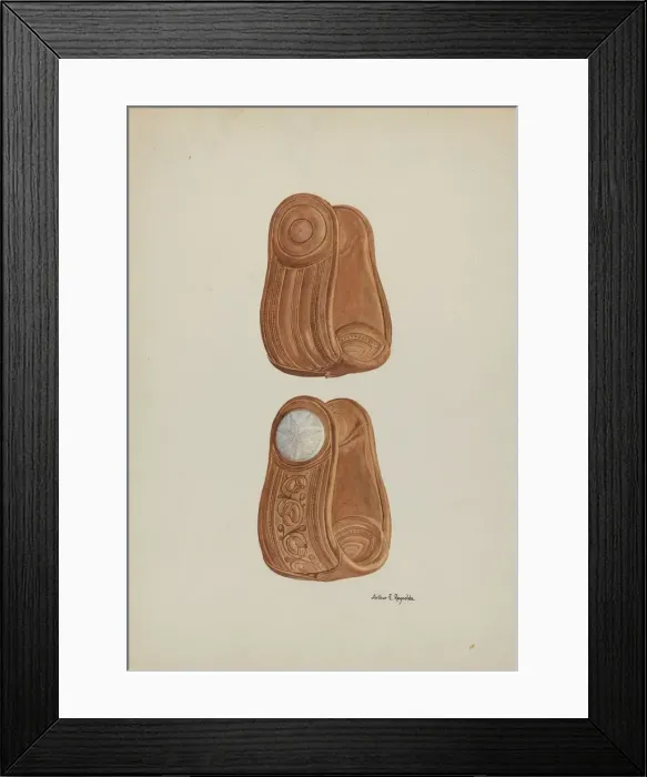 Framed Print : Stirrups, c. 1940. Creator: Arthur P. Reynolds Framed Print : Stirrups, c. 1940. Creator: Arthur P. Reynolds