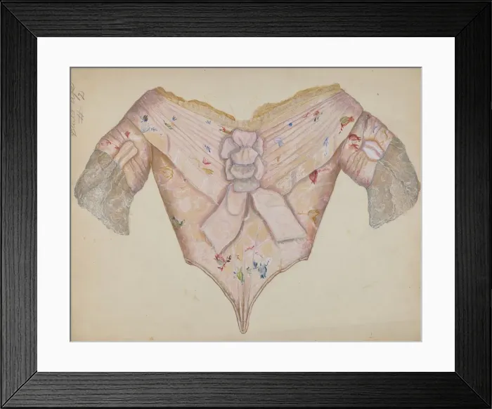 Framed Print : Bodice, c. 1937. Creator: Edna C. Rex Framed Print : Bodice, c. 1937. Creator: Edna C. Rex