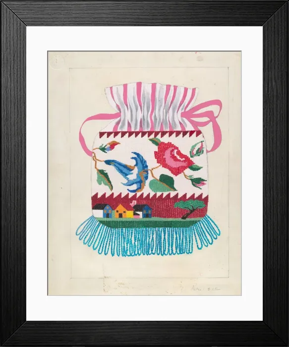Framed Print : Purse, c. 1936. Creator: Mabel Ritter Framed Print : Purse, c. 1936. Creator: Mabel Ritter
