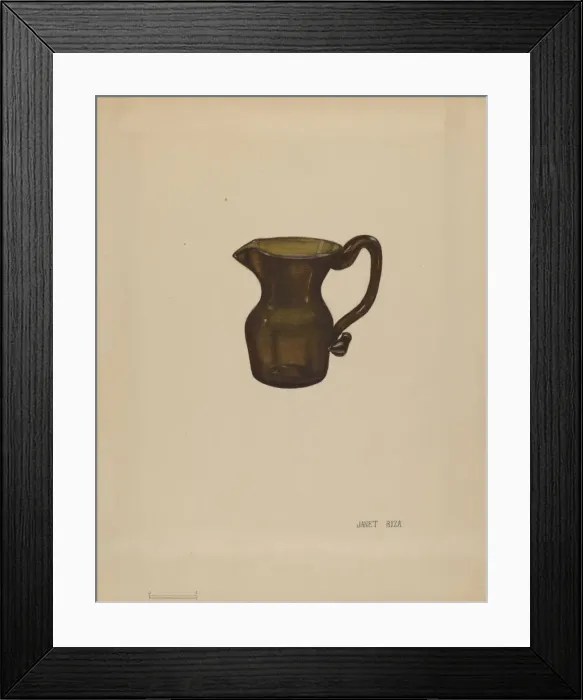 Framed Print : Creamer, c. 1936. Creator: Janet Riza Framed Print : Creamer, c. 1936. Creator: Janet Riza
