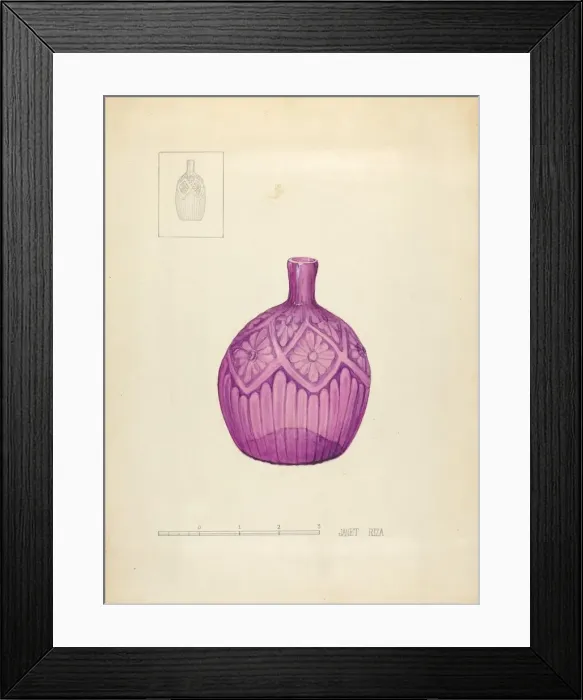 Framed Print : Blown Glass, 1935 / 1942. Creator: Janet Riza Framed Print : Blown Glass, 1935 / 1942. Creator: Janet Riza