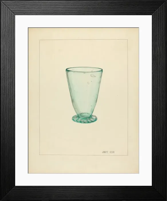 Framed Print : Toddy Glass, 1935 / 1942. Creator: Janet Riza Framed Print : Toddy Glass, 1935 / 1942. Creator: Janet Riza