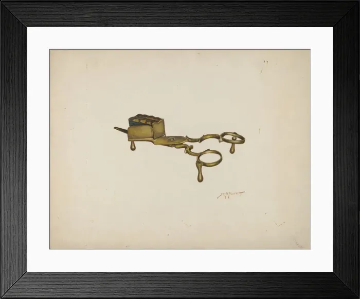 Framed Print : Wick Trimmer, c. 1941. Creator: Sydney Roberts Framed Print : Wick Trimmer, c. 1941. Creator: Sydney Roberts