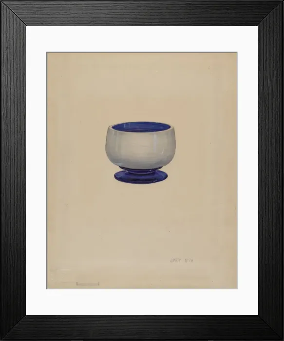 Framed Print : Salt Cellar, c. 1936. Creator: Janet Riza Framed Print : Salt Cellar, c. 1936. Creator: Janet Riza