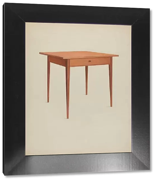 Shaker Table, c. 1937. Creator: Winslow Rich