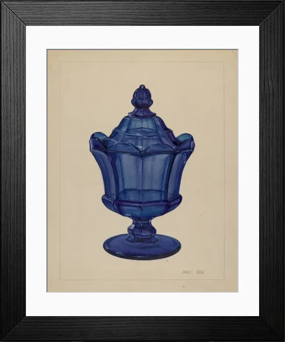 Framed Print : Sugar Bowl, c. 1937. Creator: Janet Riza Framed Print : Sugar Bowl, c. 1937. Creator: Janet Riza