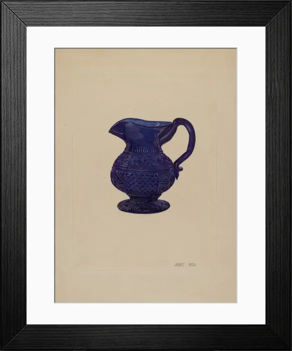 Framed Print : Cream Pitcher, 1935 / 1942. Creator: Janet Riza Framed Print : Cream Pitcher, 1935 / 1942. Creator: Janet Riza