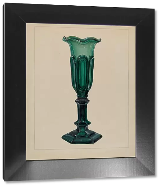Vase, c. 1940. Creator: Janet Riza
