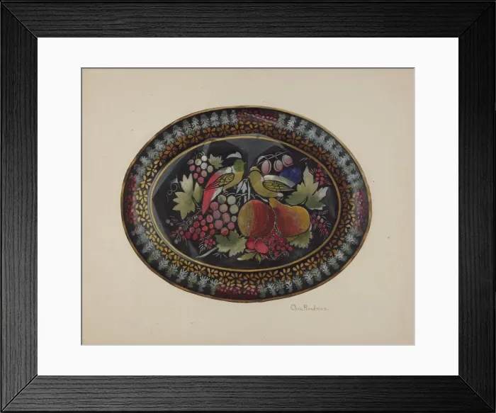 Framed Print : Tray, c. 1940. Creator: Charles Roadman