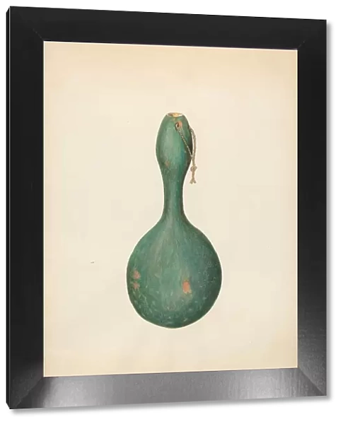 Gourd Bottle, c. 1938. Creator: Sydney Roberts
