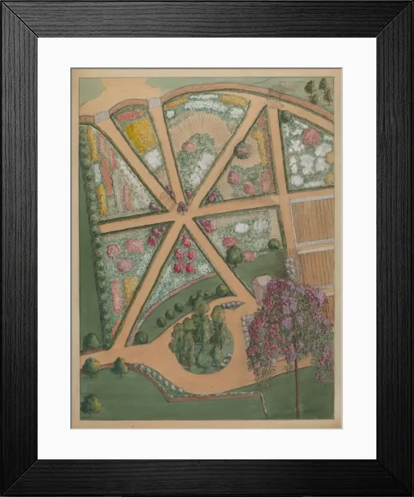 Framed Print : Jumel Estate #5, c. 1936. Creator: Virginia Richards Framed Print : Jumel Estate #5, c. 1936. Creator: Virginia Richards