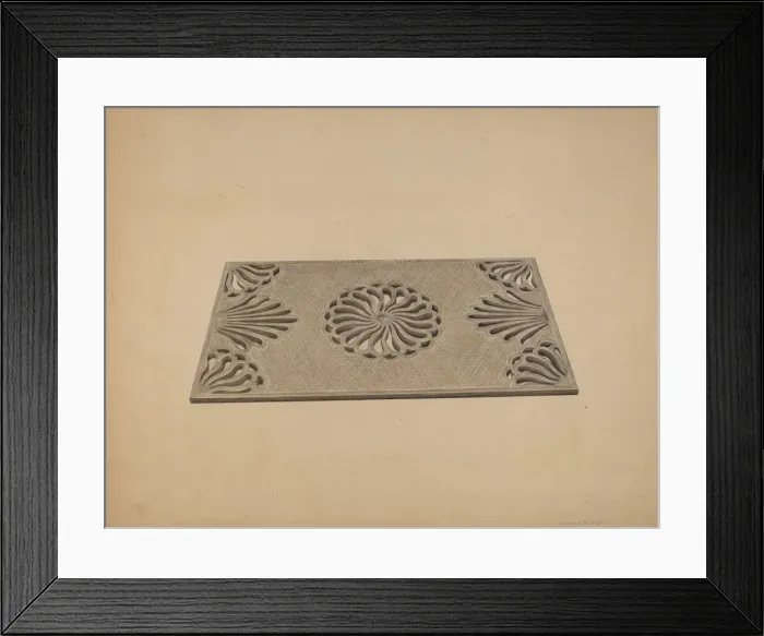 Framed Print : Sidewalk Grating, c. 1939. Creator: Sydney Roberts Framed Print : Sidewalk Grating, c. 1939. Creator: Sydney Roberts