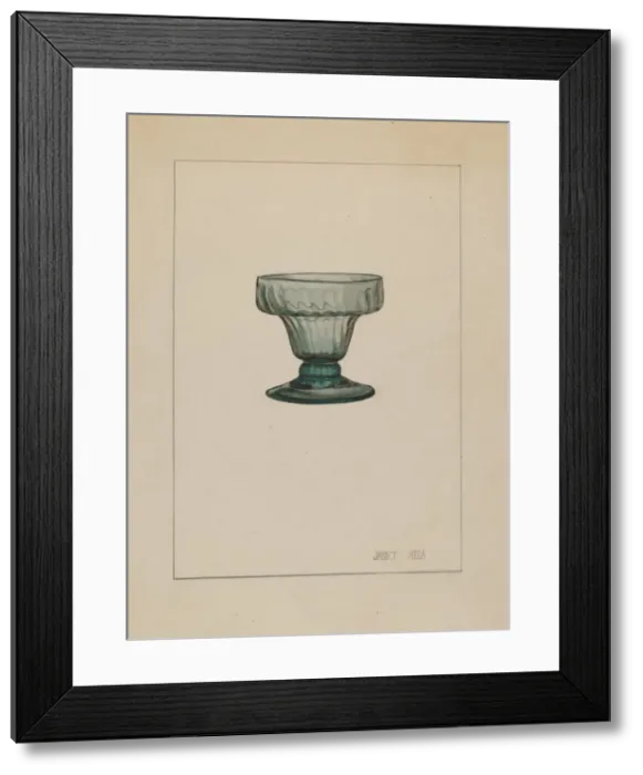 Framed Print : Salt Cellar, c. 1937. Creator: Janet Riza Framed Print : Salt Cellar, c. 1937. Creator: Janet Riza
