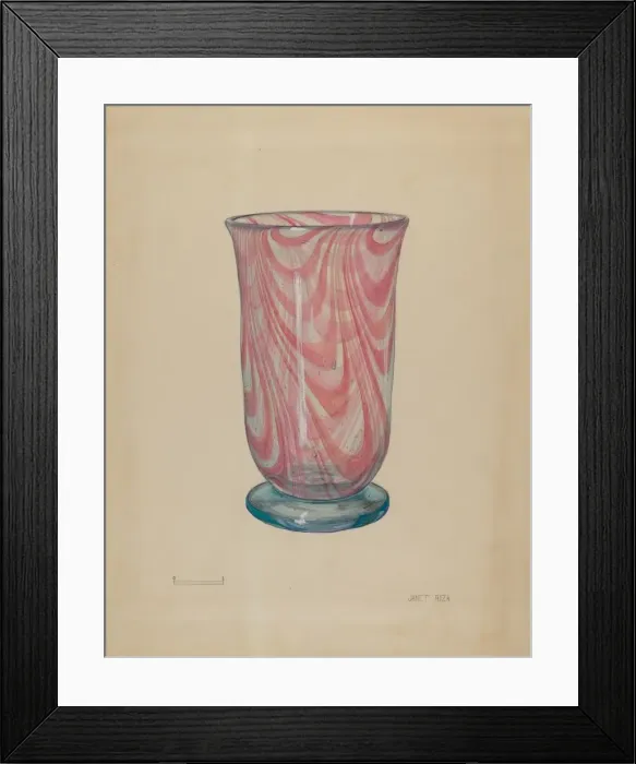 Framed Print : Glass, c. 1938. Creator: Janet Riza Framed Print : Glass, c. 1938. Creator: Janet Riza