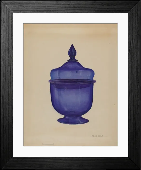 Framed Print : Sugar Bowl, c. 1936. Creator: Janet Riza Framed Print : Sugar Bowl, c. 1936. Creator: Janet Riza