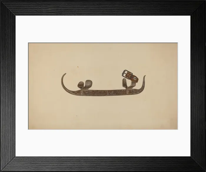 Framed Print : File Skates, c. 1940. Creator: Sydney Roberts Framed Print : File Skates, c. 1940. Creator: Sydney Roberts