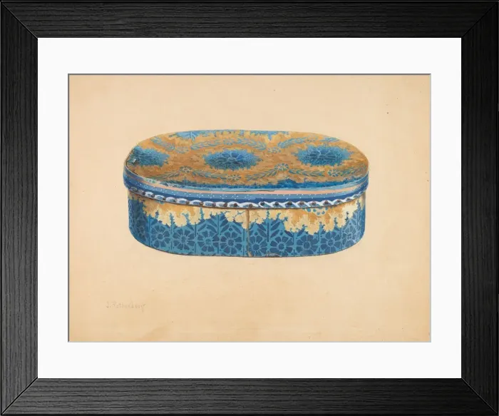 Framed Print : Bandbox, c. 1939. Creator: Joseph Rothenberg Framed Print : Bandbox, c. 1939. Creator: Joseph Rothenberg