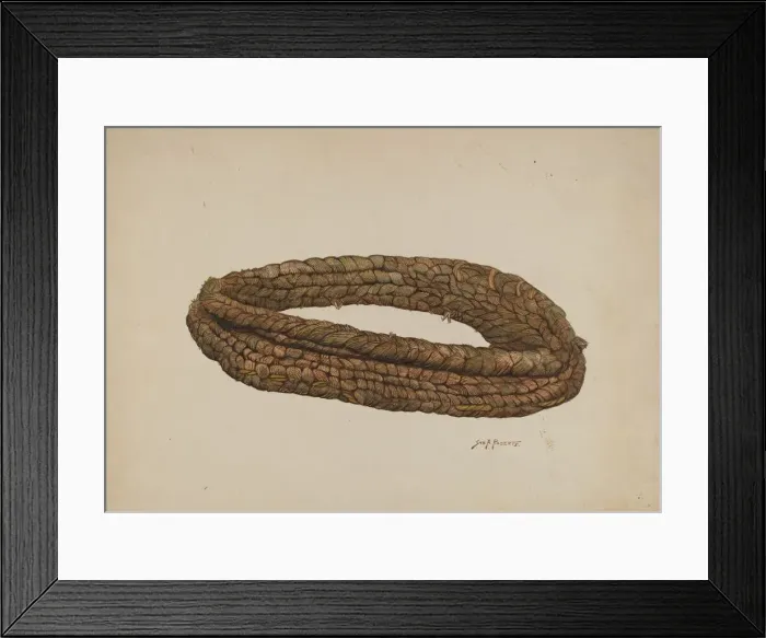 Framed Print : Horse Collar, c. 1941. Creator: Sydney Roberts Framed Print : Horse Collar, c. 1941. Creator: Sydney Roberts