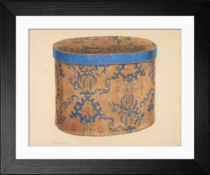 Framed Print : Bandbox, c. 1939. Creator: Joseph Rothenberg Framed Print : Bandbox, c. 1939. Creator: Joseph Rothenberg