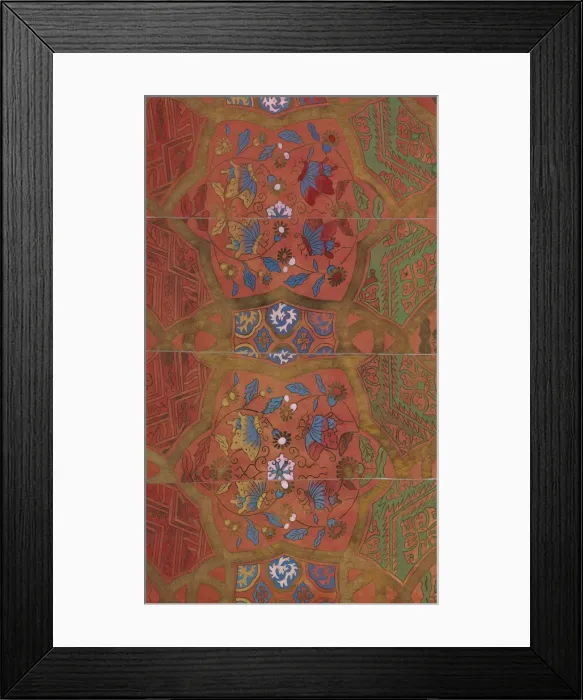 Framed Print : Design on Paper, Japan. Creator: Unknown Framed Print : Design on Paper, Japan. Creator: Unknown