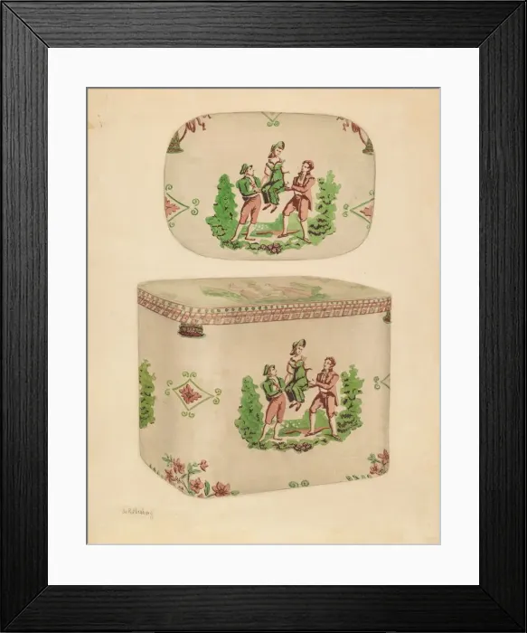 Framed Print : Bandbox, c. 1937. Creator: Joseph Rothenberg Framed Print : Bandbox, c. 1937. Creator: Joseph Rothenberg