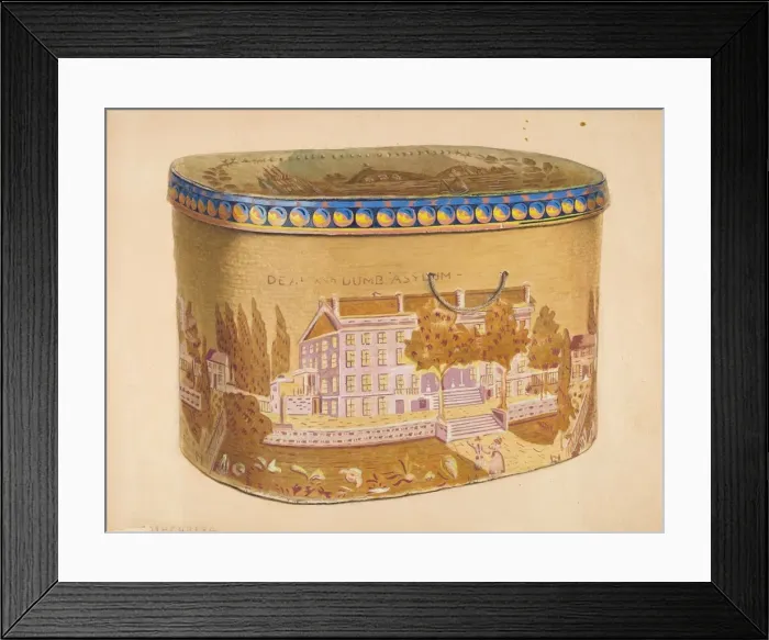 Framed Print : Bandbox, c. 1939. Creator: Joseph Rothenberg Framed Print : Bandbox, c. 1939. Creator: Joseph Rothenberg