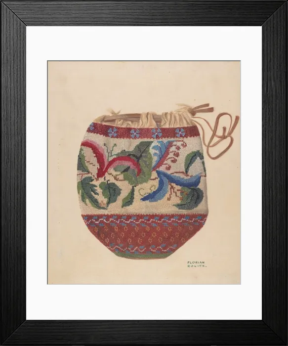 Framed Print : Bag, c. 1936. Creator: Florian Rokita