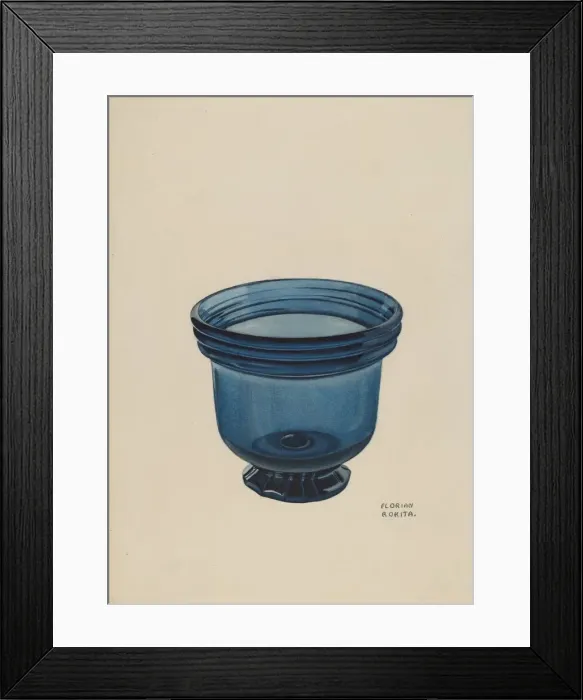Framed Print : Glass Bowl, 1935 / 1942. Creator: Florian Rokita Framed Print : Glass Bowl, 1935 / 1942. Creator: Florian Rokita