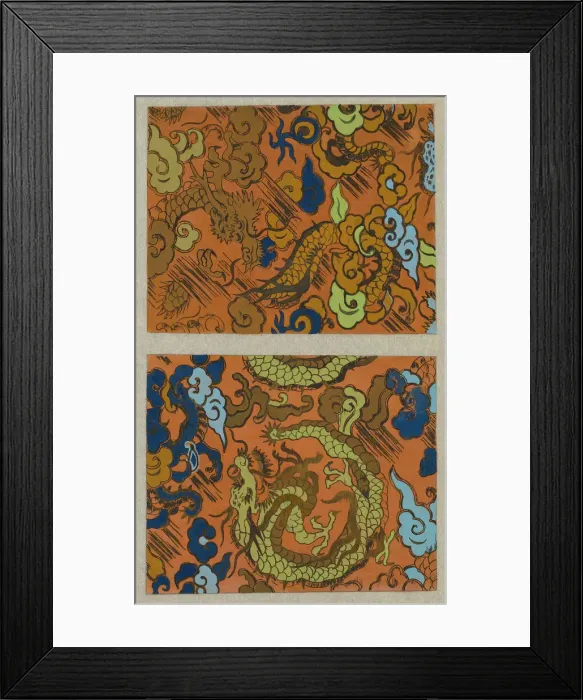 Framed Print : Design on Paper, Japan. Creator: Unknown Framed Print : Design on Paper, Japan. Creator: Unknown