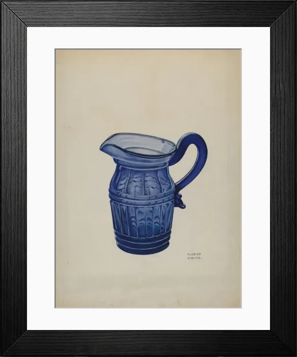 Framed Print : Creamer, c. 1939. Creator: Florian Rokita Framed Print : Creamer, c. 1939. Creator: Florian Rokita